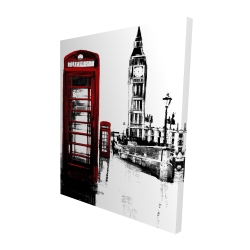 Telephone box and big ben of london