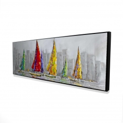 Sailboats in the wind