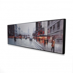 Scene de rue avec voitures