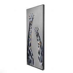 Girafes bleu acier