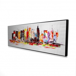 City in bright colors