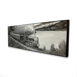 Vintage passenger locomotive 