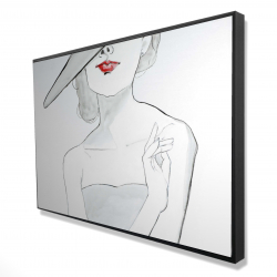 Woman with hat