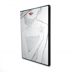 Woman with hat