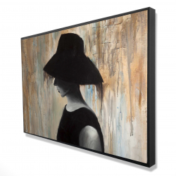 Audrey hepburn avec un grand chapeau