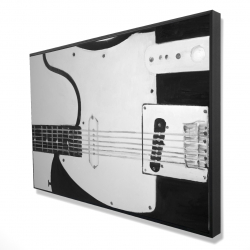 Black rock guitar