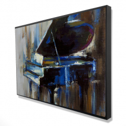 Piano à queue abstrait