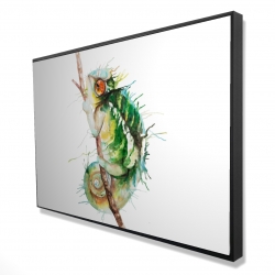 Watercolor chameleon