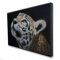 Realistic leopard face