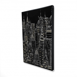Illustrative city towers