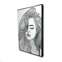 Beautiful female hair