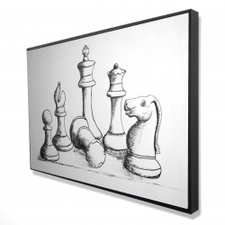 Chess game pieces