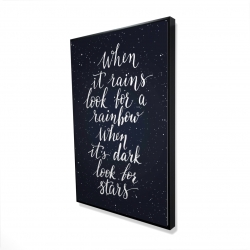 Rainbow and stars