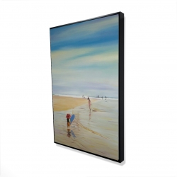 Children at the beach