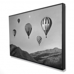 Air balloon landscape