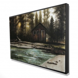 Cabane dans le bois