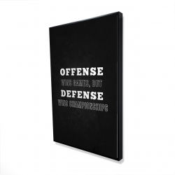 Offense wins games...