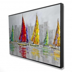 Sailboats in the wind