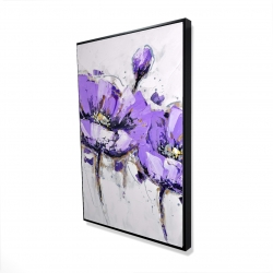 Fleurs anémone mauves