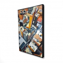 High top view of buildings in new york