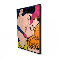 Pop art style couple