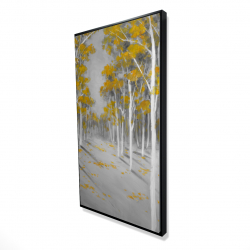 Yellow birch forest
