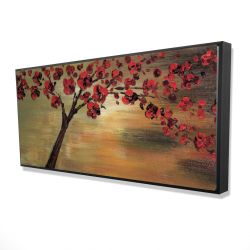 Red flowers tree