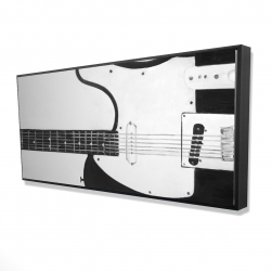 Black rock guitar