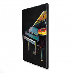 Colorful realistic piano