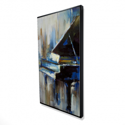 Abstract grand piano