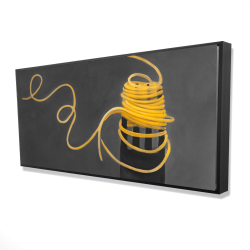 Spaghetti pasta around a fork
