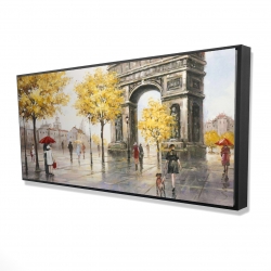 Arc de triomphe to paris