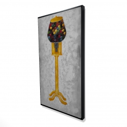 Yellow gum dispenser