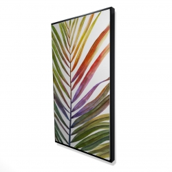 Watercolor tropical palm leave