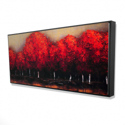 Red dark trees