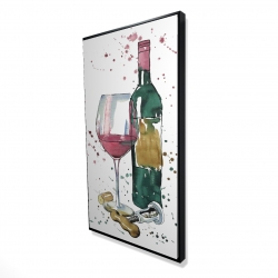 Bouteille de vin rouge