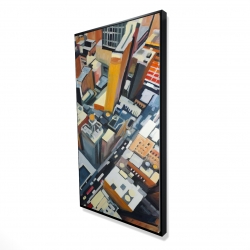 High top view of buildings in new york
