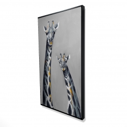 Girafes bleu acier