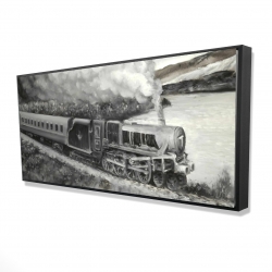 Vintage passenger locomotive 