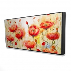 Red flowers garden