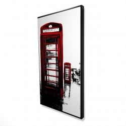 Telephone box and big ben of london