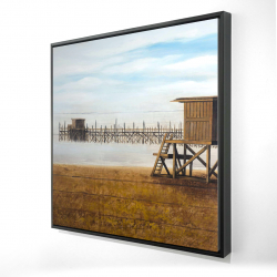 Lifeguard tower at the beach