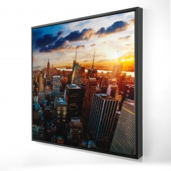 City of new york by dawn