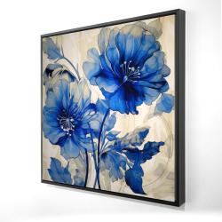 Fleurs bleues