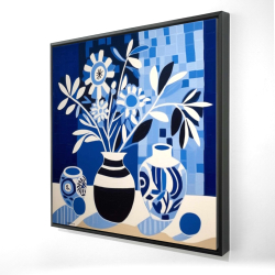 Blue vases