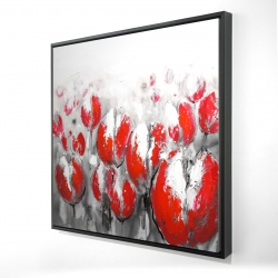 Abstract red tulips