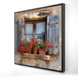 Flowers on the ledge