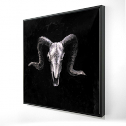 Ram skull grunge style