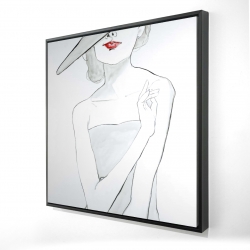Woman with hat