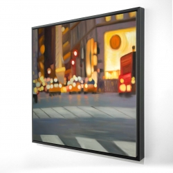 Blurred view of new york